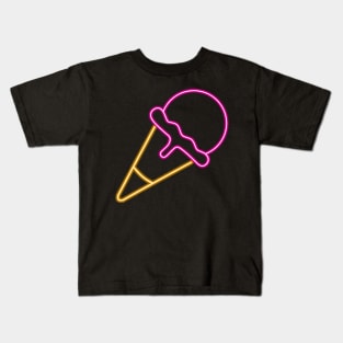 Ice Cream Line Light Kids T-Shirt